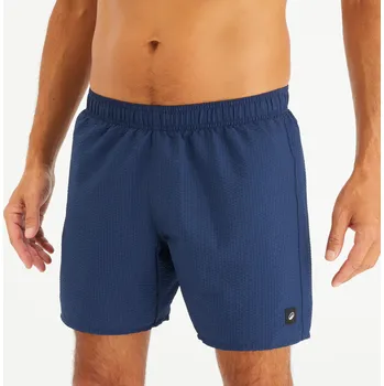 Pánské plavky DECATHLON Pánské plavecké kraťasy 100 s texturou 2XL-3XL MODRÁ