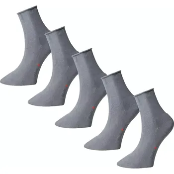 Dámské ponožky 5 pack zdravotních ponožek Matex Diabetes s aloe vera 333 šedá