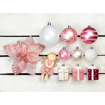 LAALU Vánoční ozdoby - sada PRINCEZNA MÁJA, na stromky 240 - 270 cm