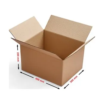 Obalový materiál Lama Kartonová krabice, hnědá, 400x300x200mm, 25 KS