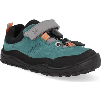 Barefoot dětské outdoorové boty bLIFESTYLE - Caprini TEX petrol zelené Velikost: 35