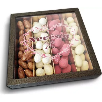 Čokoláda Sablio Mandle v čokoládě Nevěsta srdce - 4x 80g