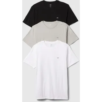 Pánské oblečení GAP Pánské Tričko s logem, 3 ks GAP Vícebarevná S (3003046)