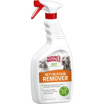 Odstraňovač skvrn 2x709ml Nature's Miracle Cat Set-In Stain Remover odstraňovač skvrn a zápachu