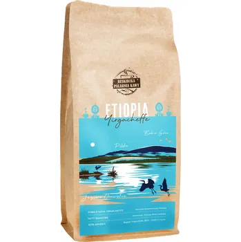 Káva ČERSTVĚ PRAŽENÁ ZRNKOVÁ KÁVA ETIOPIE YIRGACHEFFE 1 KG 100% ARABICA SPECIALTY