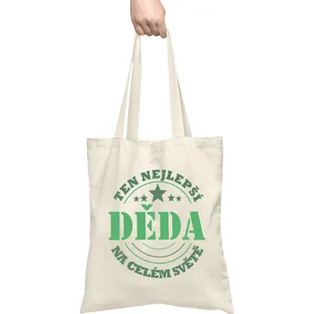 Nákupní taška Bavlněná taška děda kruh