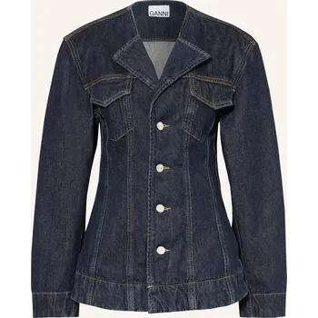 Dámské sako Ganni Dámské Džínové Sako, tmavě modrá, 34