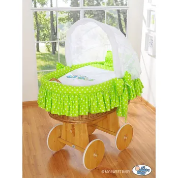 Dětsný nábytek Luxusní proutěný koš na miminko s kompletní výbavou My Sweet Baby > varianta 58962-428 2026