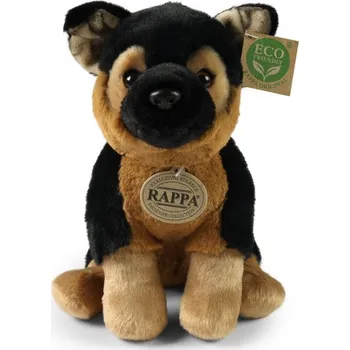 plyšák Plyšová Hračka Pejsek Německý ovčák Sedící Realistický Plyšový - 23 cm