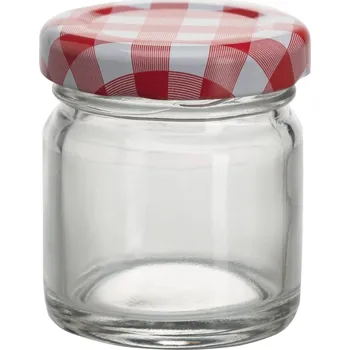 Gastro Zavařovací sklenice s víčkem káry 41 ml, TO43, 8 ks