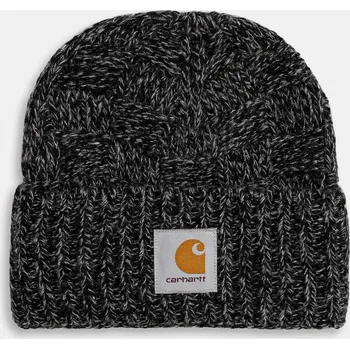 Čepice Čepice s příměsí vlny Carhartt WIP Kyloe Beanie, ONE SIZE, černá, 99X