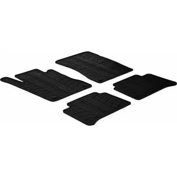 autokoberec Gledring Gumové autokoberce Mercedes CLS-Class W219 2004-2011