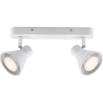 Žárovka NORDLUX Moderní dvojité spotové svítidlo Eik, bílé
