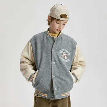 Chlapecká bunda Reserved - Bunda bomber - tmavě šedá - 806HF-90M - 806HF-90M-122