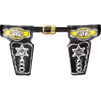 Karnevalový doplněk Boland Dětský kovbojský opasek se dvěma pouzdry