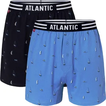 Trenýrky Trenýrky Atlantic 2MBX-026 2pack XL Modrá