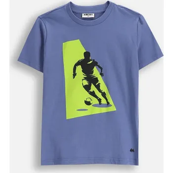 Chlapecké tričko Dětské tričko s krátkým rukávem pro chlapce modré 104 Mokida WM6