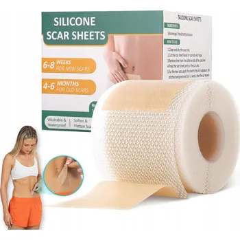 Náplast Silikonové náplasti na jizvy Keloidní pooperační ROLKA po Císařském řezu