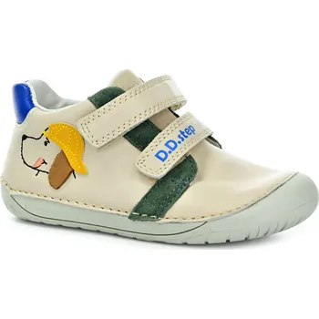 Dívčí tenisky D.D.Step Cream S070-61533A celoroční kotníkové barefoot boty Velikost boty (EU): 23, Vnitřní délka boty: 145, Vnitřní šířka boty: 63