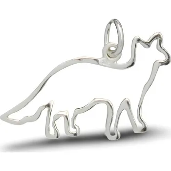 Náramek ORIENTAL Stříbrný přívěsek Liška (Ag 925/1000, )