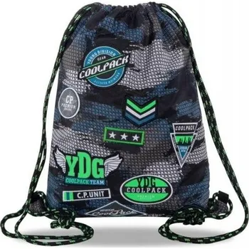 Školní batoh Coolpack Sprint šedý/zelený