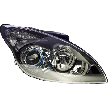 Auto-moto ACI HYUNDAI i30 07- přední světlo H7+H1 (el. ovládané) černé (Česká verze) P