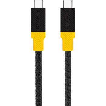 Datový kabel Tactical BlackBird Kabel USB4 1m Black/Yellow