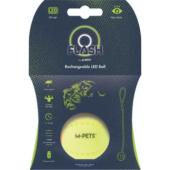 Hračka pro psa M-Pets FLASH LED svítící míček