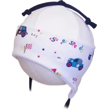 Kojenecká čepice ROCKINO Chlapecká bavlněná čepička, autíčka Varianta: 42cm