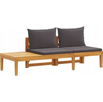 Zahradní lavice Lavice s opěradlem, dřevo, 1 x 66 cm