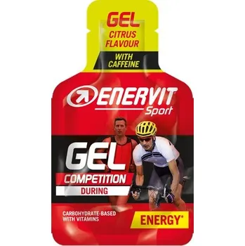 Energetický nápoj Enervit Gel s kofeinem 6 x 25 ml, citrus