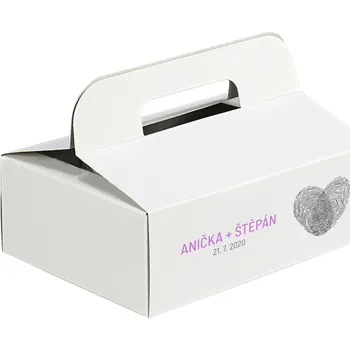 Krabička na výslužku Krabička na výslužky s otisky