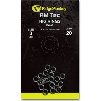 RidgeMonkey RM-Tec Rig Rings Small 3mm 20ks