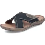 Pánská Pánské nazouváky RIEKER 22089-14 modrá S6 22089-14 BLUE F/S6 44
