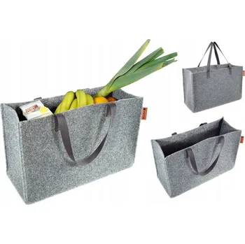 Kabelka VOGO shopper kabelka plst šedá