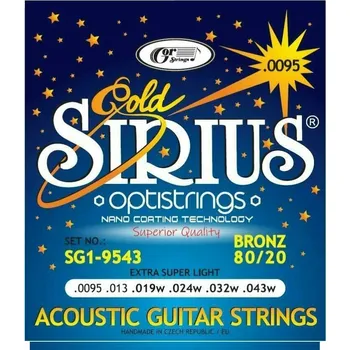 Struna pro hudební nástroj Gorstrings Sirius Gold SG1-9543