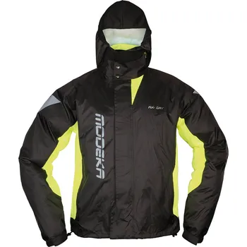 Moto bunda Nepromokavá bunda MODEKA AX-Dry II Černá-Fluo 4XL