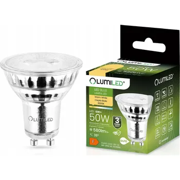 Žárovka LED žárovka GU10 Reflektor PAR16 6W = 50W 580lm 3000K Teplá bílá 38° LUMILED