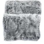 Douceur d'intérieur Měkká deka z umělé kožešiny 180 × 220 cm Grey