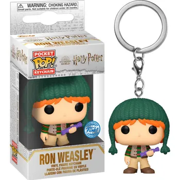 Figurka Funko klíčenka Pocket POP! Harry Potter Ron Holiday