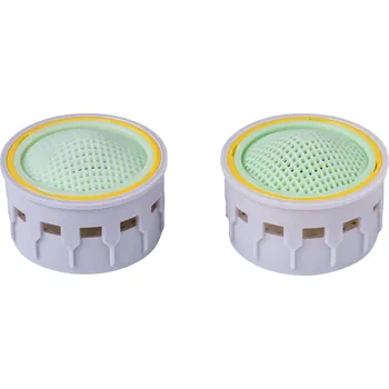 Sada koupelnových doplňků CORNAT Perlátorová vložka s úsporou vody až -50%, pro M22/M24 × 1", 2 ks