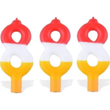 Svíčka ARPEX Svíčka barevná číslo 8, 3 ks