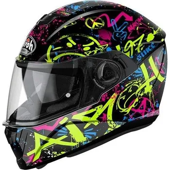 Helma na motorku AIROH STORM BICOLOR STCB17 - černá integrální ,vel.XXL