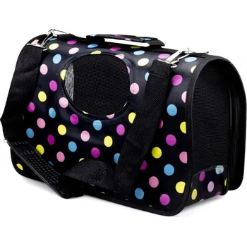Taška pro psa a kočku animALL Taška happy dots S 34 × 18 × 24 cm