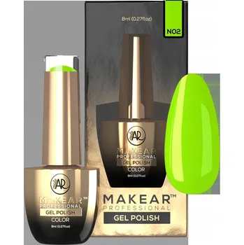 Lak na nehty Hybridní lak barevný lak Makear 02 8 ml