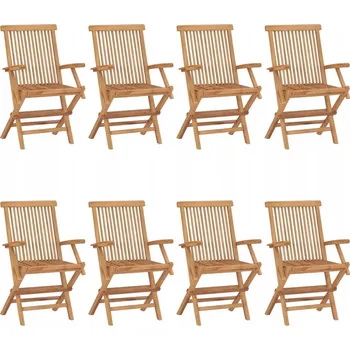 Zahradní židle VidaXL dřevo modrá