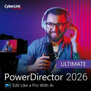 Video software CyberLink PowerDirector 2026 Ultimate (elektronická licence)
