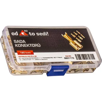ACI sada neizolovaných konektorů faston (180 ks)