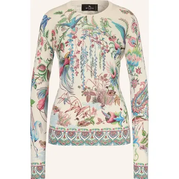 Dámský svetr Etro Dámský Svetr S Hedvábím A Kašmírem, krémová / červená /...