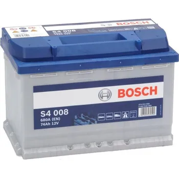 Autobaterie BOSCH S4 008, 74Ah, 12V (0 092 S40 080) - UAMK instalace do vozu